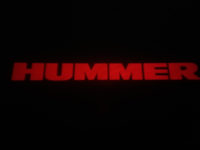 Lumenz CL3 Hummer LED Courtesy Logo Lights, Red - 100566