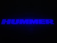 Lumenz CL3 Hummer LED Courtesy Logo Lights, Blue - 100566