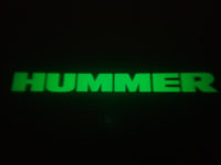 Lumenz CL3 Hummer LED Courtesy Logo Lights, Green - 100566