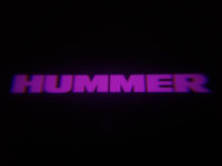 Lumenz CL3 Hummer LED Courtesy Logo Lights, Pink - 100566