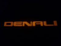 Amber GMC Denali LED Courtesy Logo Lights - Lumenz 100945