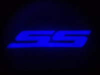 Lumenz 101435 Trailblazer SS Courtesy Logo LED Door Lights, Blue
