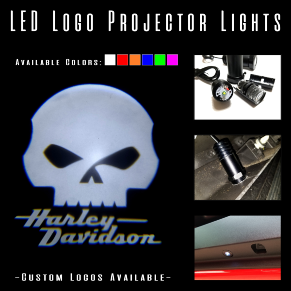 Lumenz 101755 - Harley Davidson Willie G LED Logo Lights Ghost Shadow