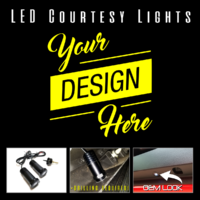 Custom LED Courtesy Logo Lights - 990001