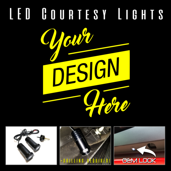 Custom LED Courtesy Logo Lights - 990001